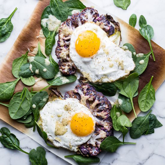 Cauliflower Veggie Toast