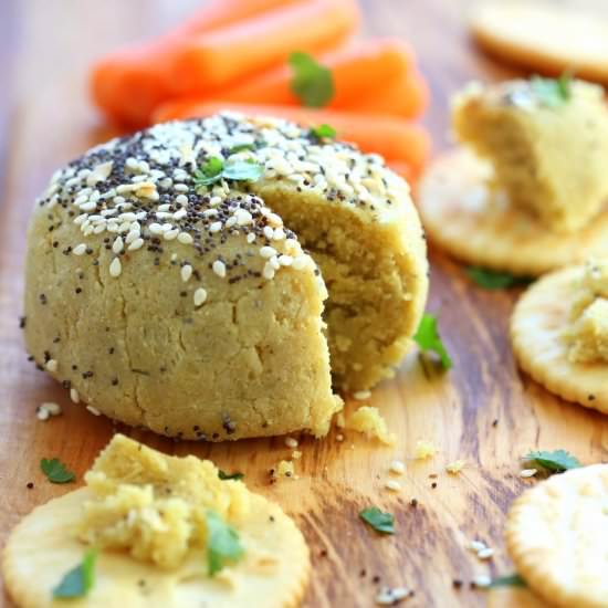 everything bagel vegan cheese ball