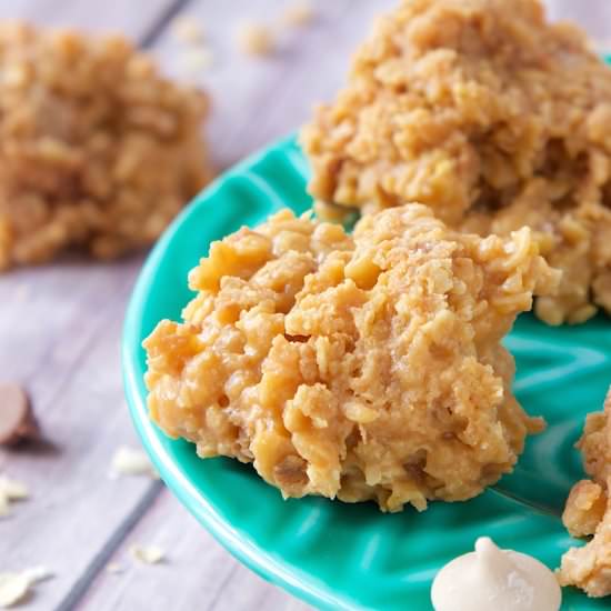 No Bake Caramel Cookies