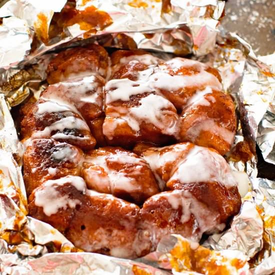 Cinnamon Monkey Bread Foil Packets
