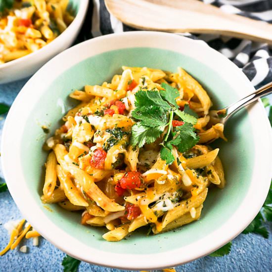 Salsa Verde Penne Pasta