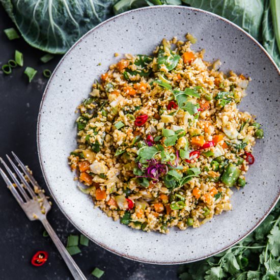 Vegan Cauliflower Fried Rice
