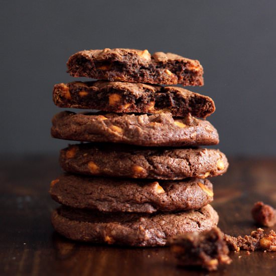 Chocolate Butterscotch Chip Cookies