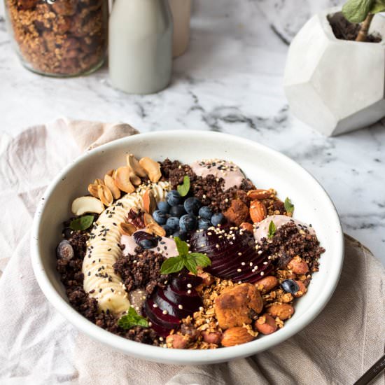 Hot Cross Bun Cookie Dough Granola