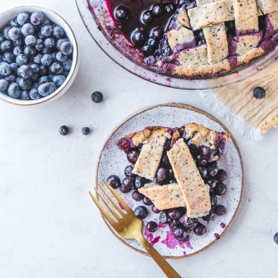 Vegan Blueberry Pie