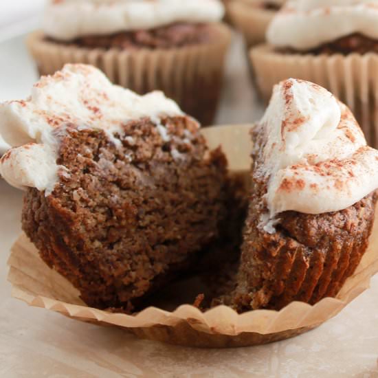 Paleo Carrot Cake Muffins