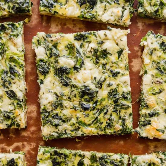 Spinach and Feta Breakfast Puff