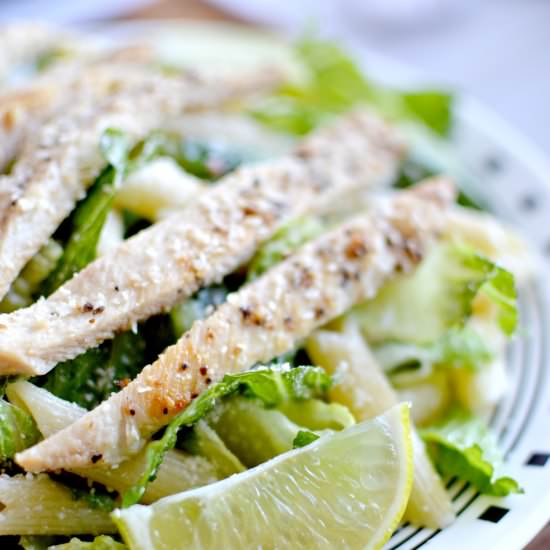 Lime Chicken Pasta Salad