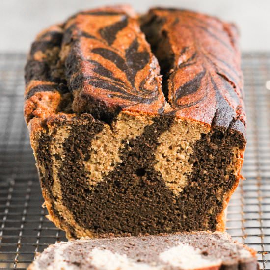 Healthy Chocolate Banana Bread