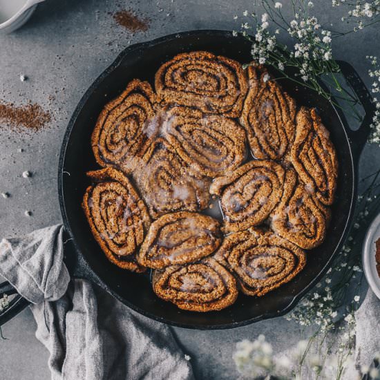 Cinnamon Rolls(Vegan+GF+Sugar Free)