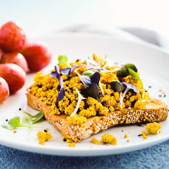 Scrambled Tofu on Toast