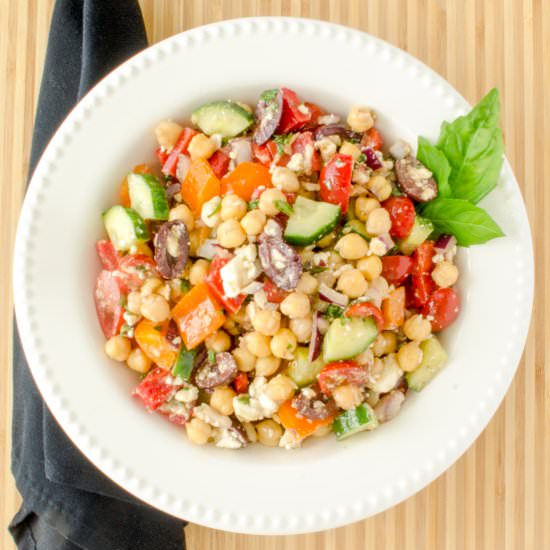 Chickpea & Feta Salad