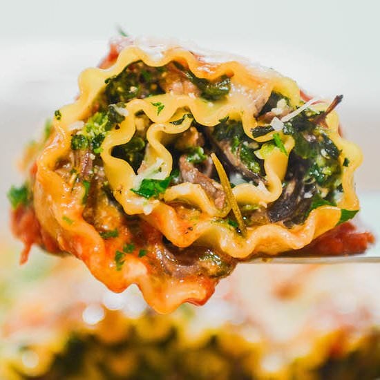 Short Rib Lasagna Rolls