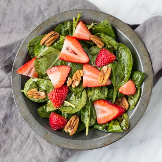 Low FODMAP Spinach Salad