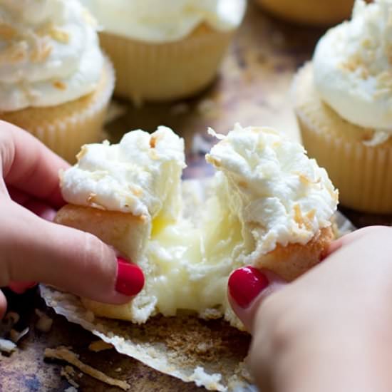 Coconut Cream Pie Cupcakes