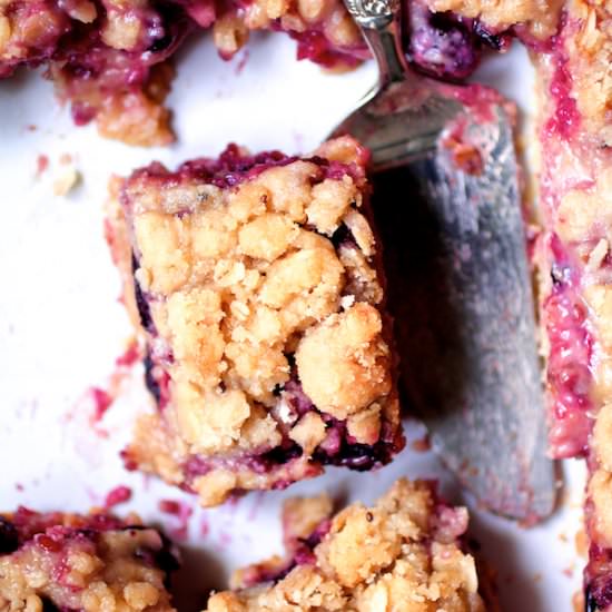 Blueberry Crumble Bars