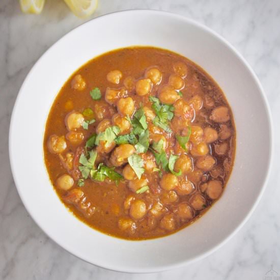One Pot Chickpea Curry