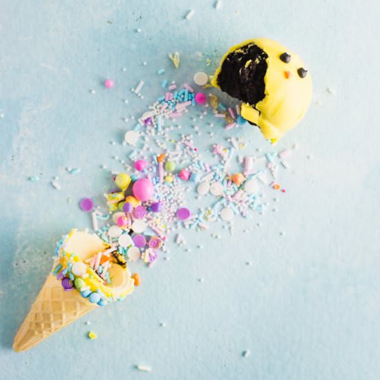 Chick Cake Cones