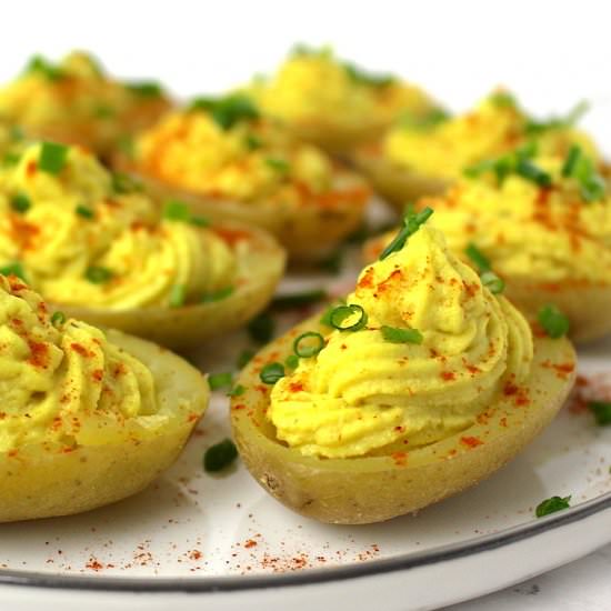 Vegan Easter: Deviled Potatoes