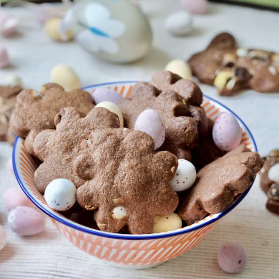 Easter Chocolate Shortbread Biscuit