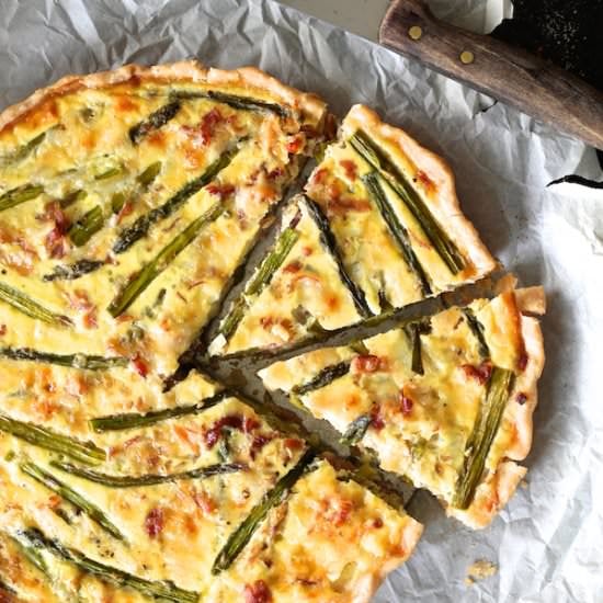 Asparagus Prosciutto Tortino