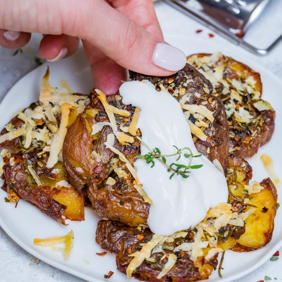 Roasted Smashed Potatoes