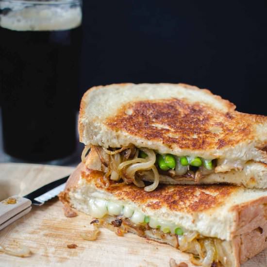 Caramelized Onion Grilled Cheese