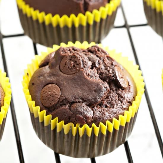 Dairy-free Chocolate Muffins