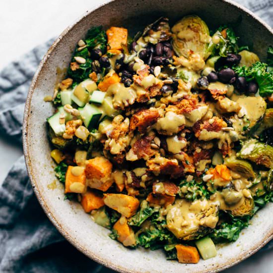 Kitchen Sink Sunflower Salad
