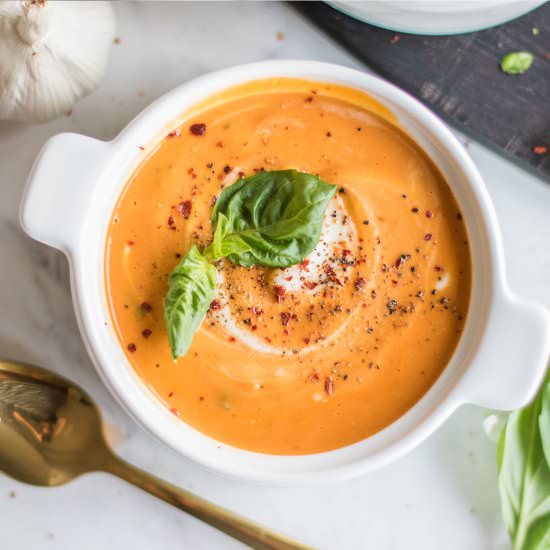Creamy Tomato Basil Soup