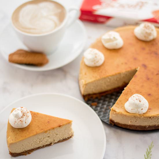 Espresso Cheesecake Biscoff Crust