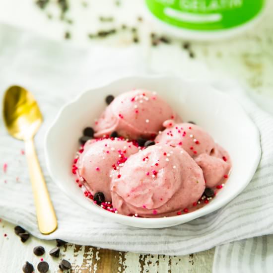 strawberry banana soft serve