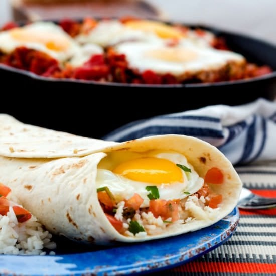 Breakfast Burrito El Diablo!