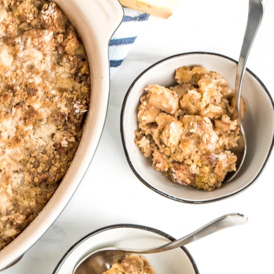 Cinnamon Apple Baked Oatmeal