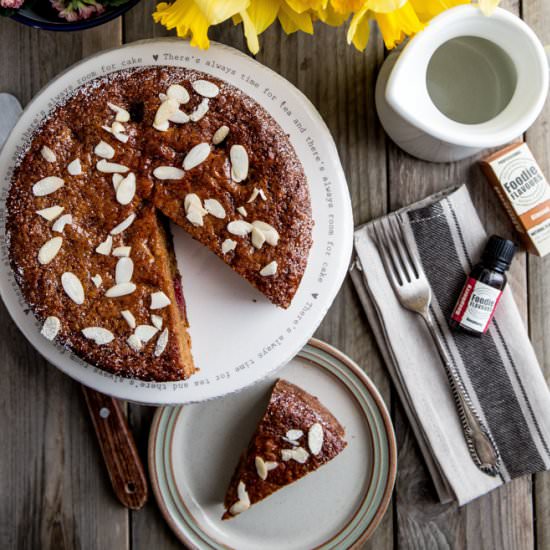 Raspberry and Almond Cake