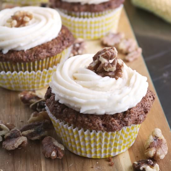 Parsnip-Ginger Cupcakes