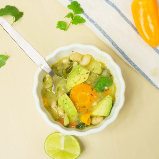 Vegetables and White Beans Soup