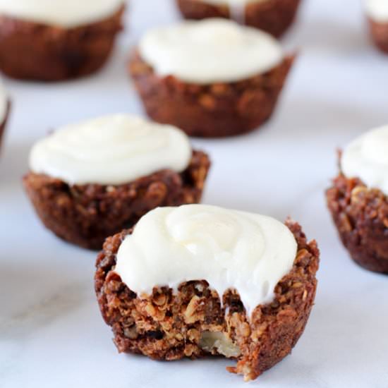 Healthy Carrot Cake Quinoa Muffins
