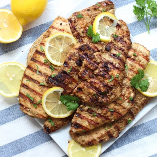 Lemon Balsamic Grilled Chicken