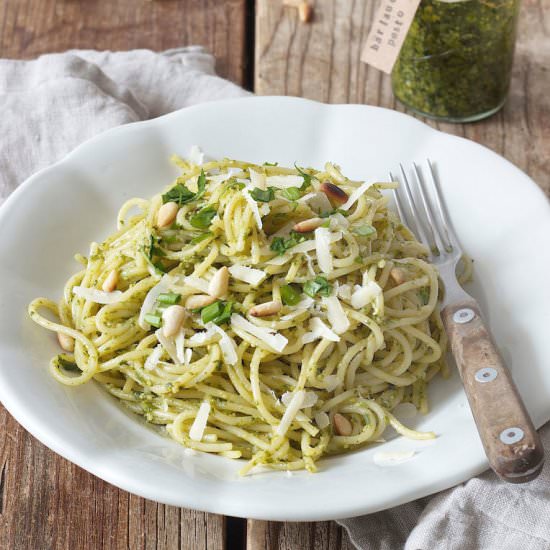 Wild Garlic Spaghetti