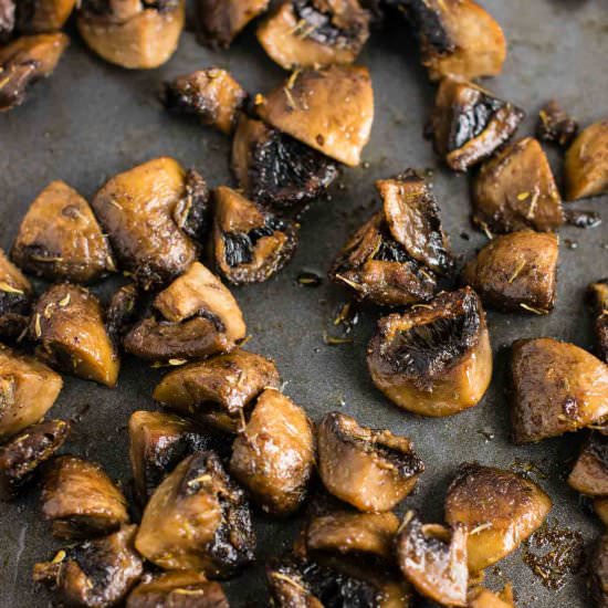 Easy Roasted Mushrooms