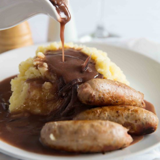 Red Wine Onion Gravy
