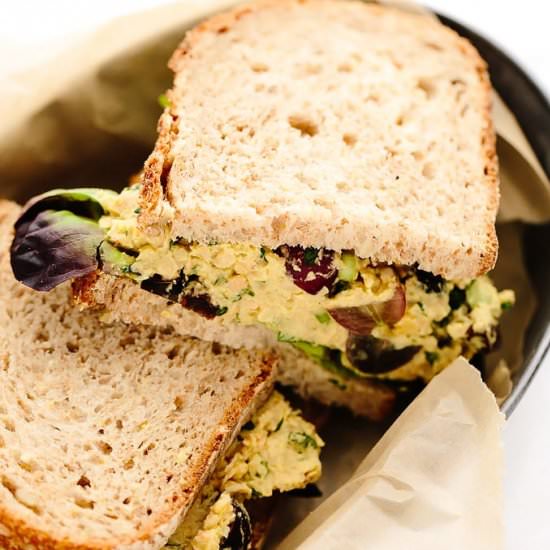 Vegan Curried Chickpea Salad