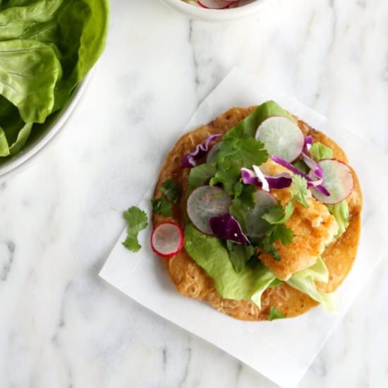 Crispy Fish Tostadas