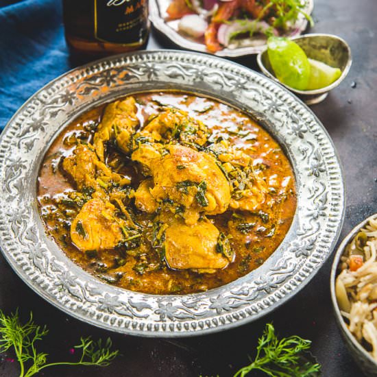 Fenugreek Chicken Curry