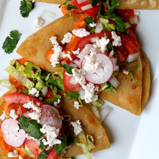 Vegan Crispy Potato Tacos
