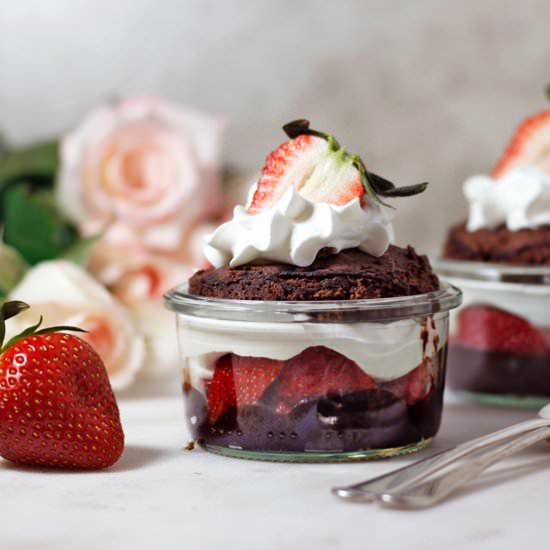 Chocolate Strawberry Shortcake