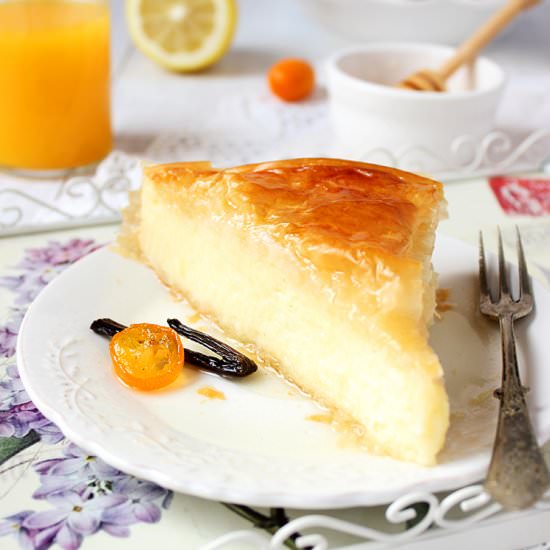 Galaktoboureko – Greek Custard Pie