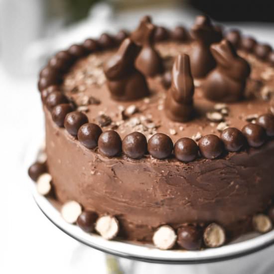 Super Moist Malted Milk Choco Cake