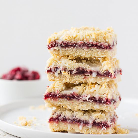 Vegan Raspberry Bars